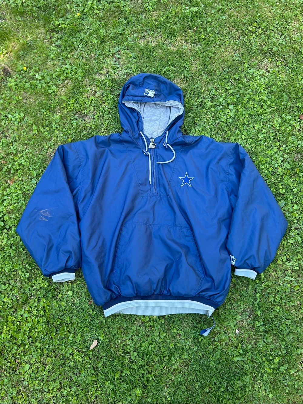 Vintage 90s Dallas Cowboys starter quarter zip puffer jacket
